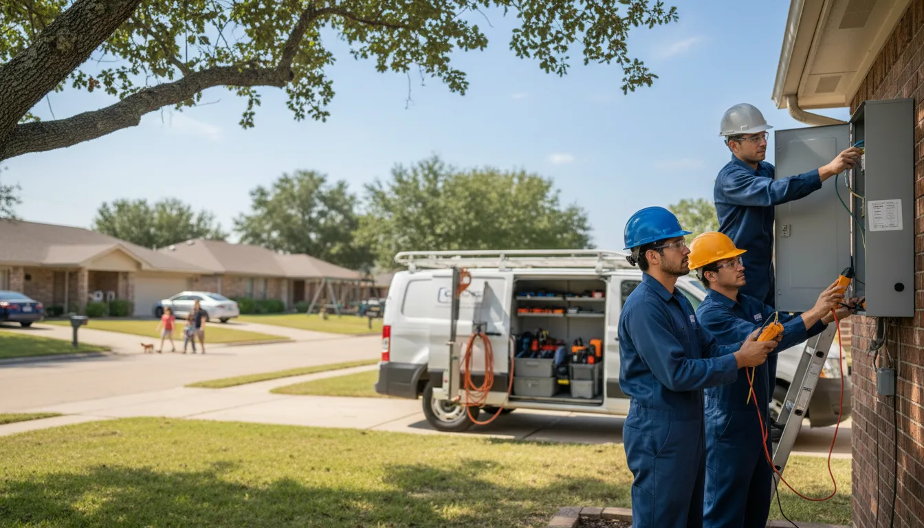 Certified electrician providing emergency electrical services in Powhatan, LA